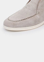 Women's Light Gray Classic Suede City Loafers 3