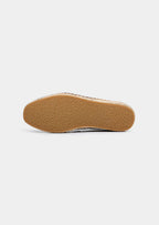 Women's Light Gray Suede Penny Seaside Espadrilles 2