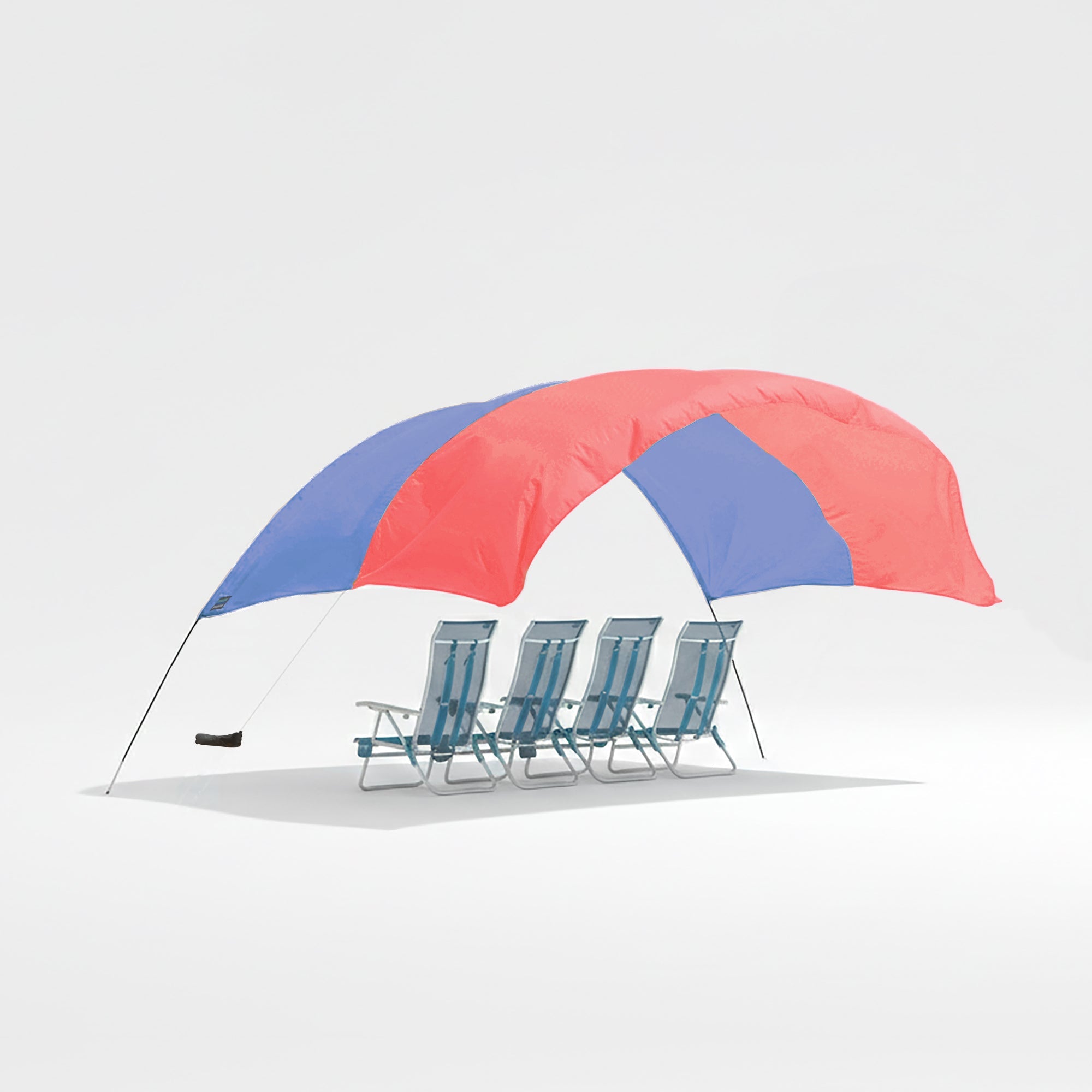 Lightweight Beach Canopy with Wind Assist for Enhanced Stability and Comfort