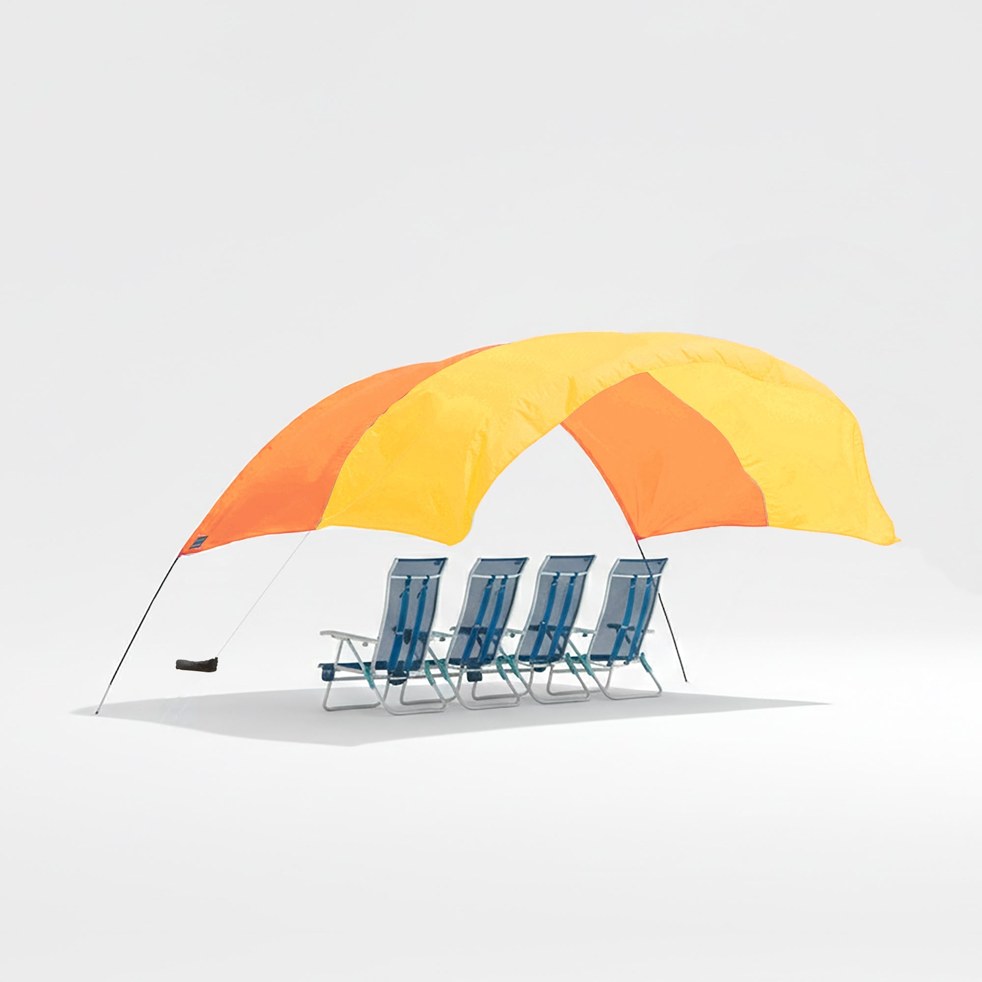 Lightweight Beach Canopy with Wind Assist for Enhanced Stability and Comfort