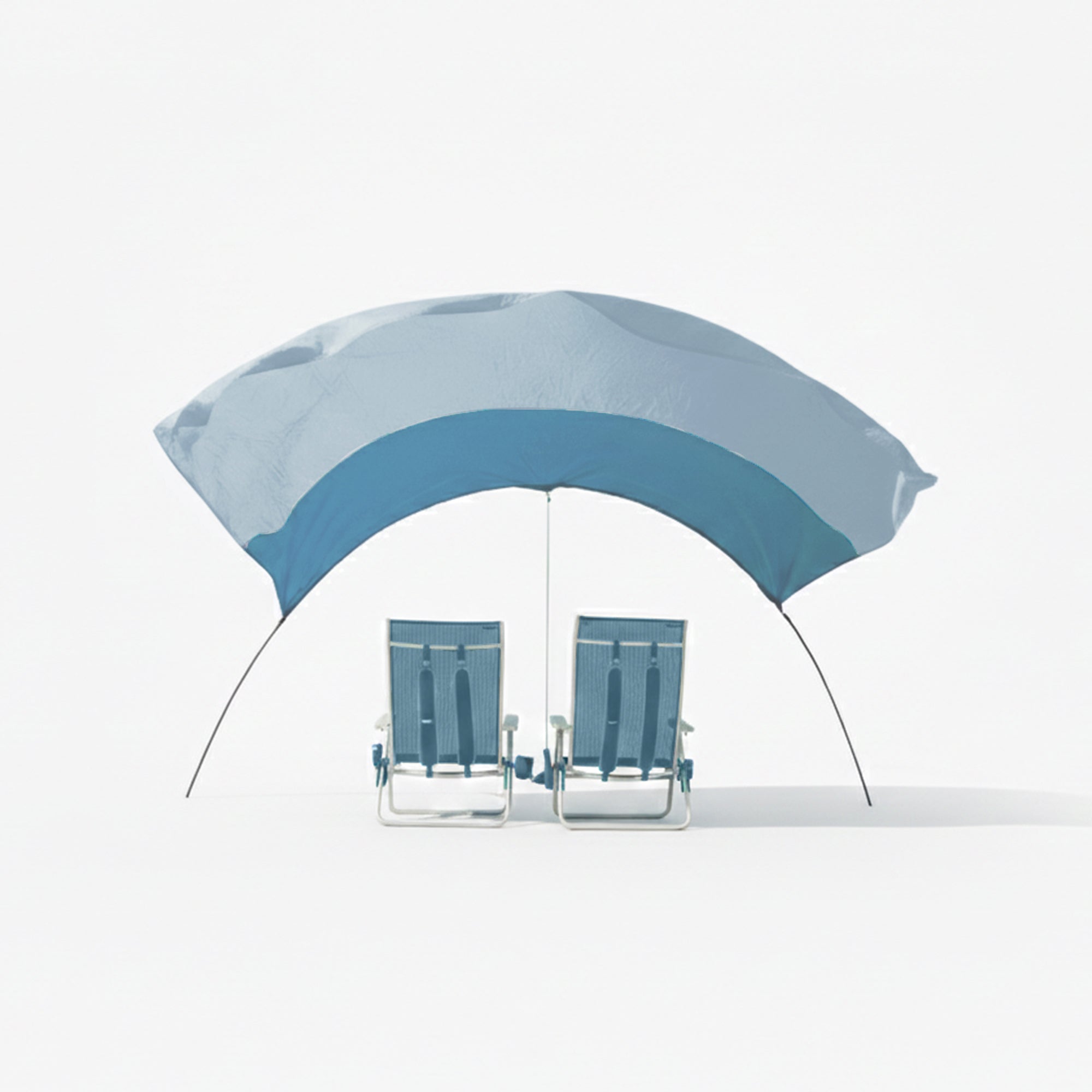 Lightweight Beach Canopy with Wind Assist for Enhanced Stability and Comfort