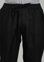 Linen Art Pants | Elastic Casual Trousers with Adjustable Drawstrings | Breathable Comfort for Everyday Wear