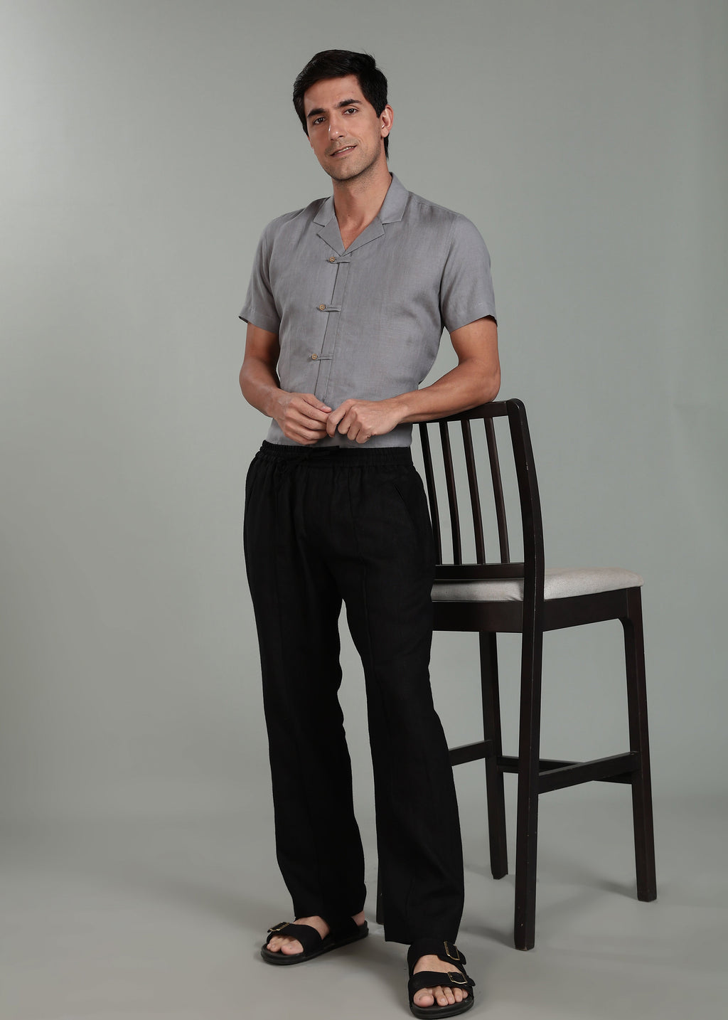 Linen Art Pants | Elastic Casual Trousers with Adjustable Drawstrings | Breathable Comfort for Everyday Wear