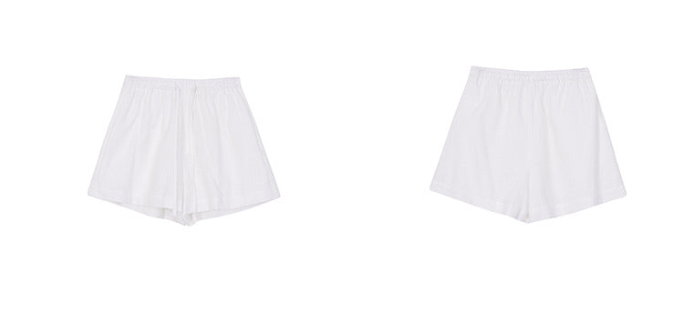 Linen Blend | Relaxed Fit Cotton Linen Shirt & Shorts Set | Lightweight Fabric for Comfort