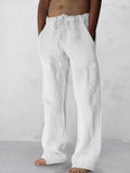 Linen Blend | Wide Leg Pants Women with Moisture Wicking & Odor Control | Comfortable Casual Wear for Everyday Activities