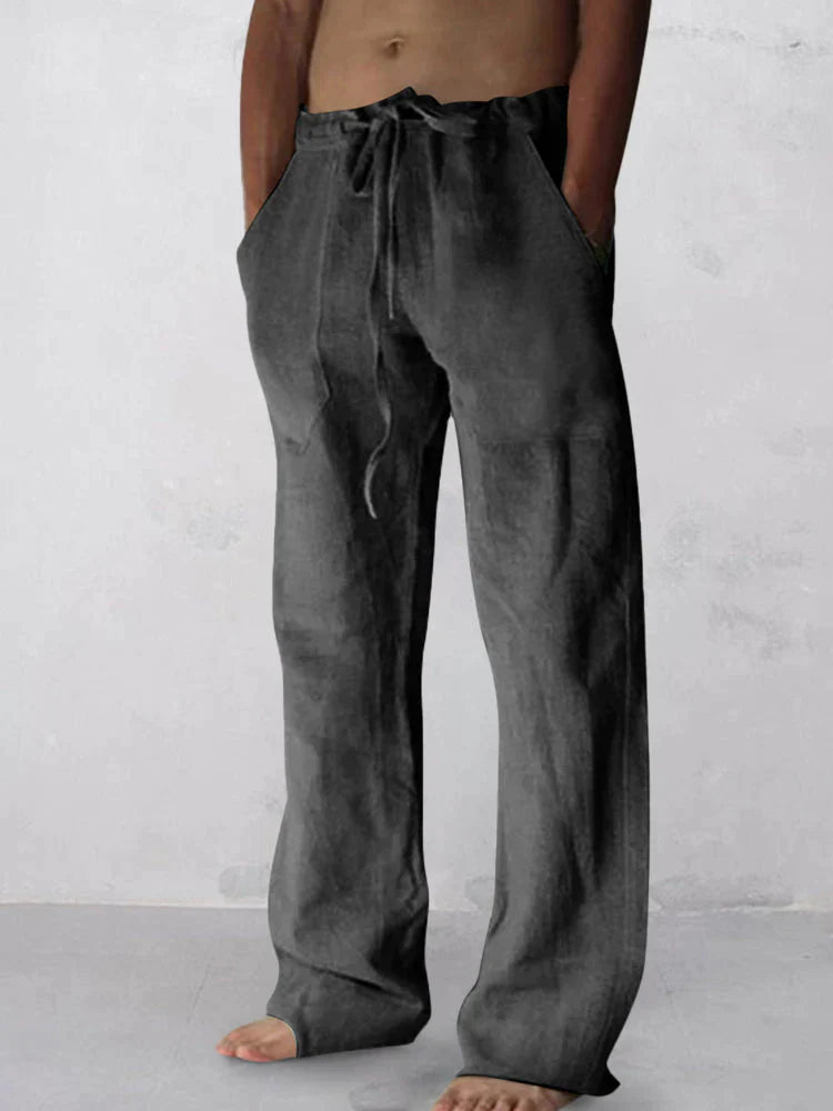 Linen Blend | Wide Leg Pants Women with Moisture Wicking & Odor Control | Comfortable Casual Wear for Everyday Activities