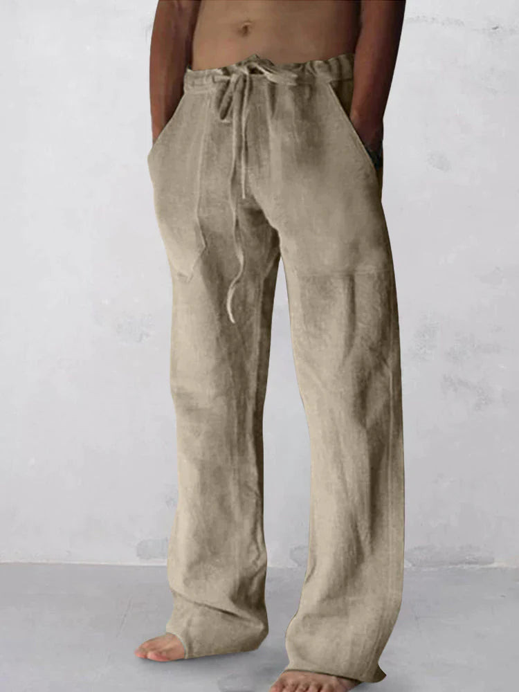 Linen Blend | Wide Leg Pants Women with Moisture Wicking & Odor Control | Comfortable Casual Wear for Everyday Activities