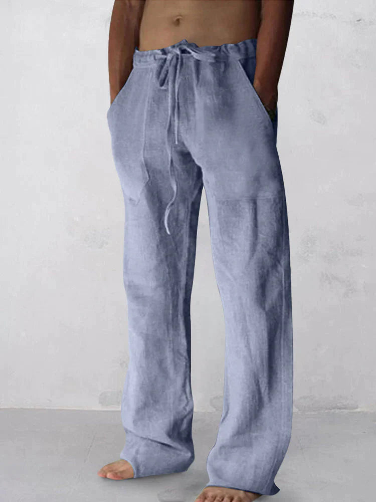 Linen Blend | Wide Leg Pants Women with Moisture Wicking & Odor Control | Comfortable Casual Wear for Everyday Activities