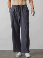 Linen Blend | Wide Leg Pants Women with Moisture Wicking & Odor Control | Comfortable Casual Wear for Everyday Activities