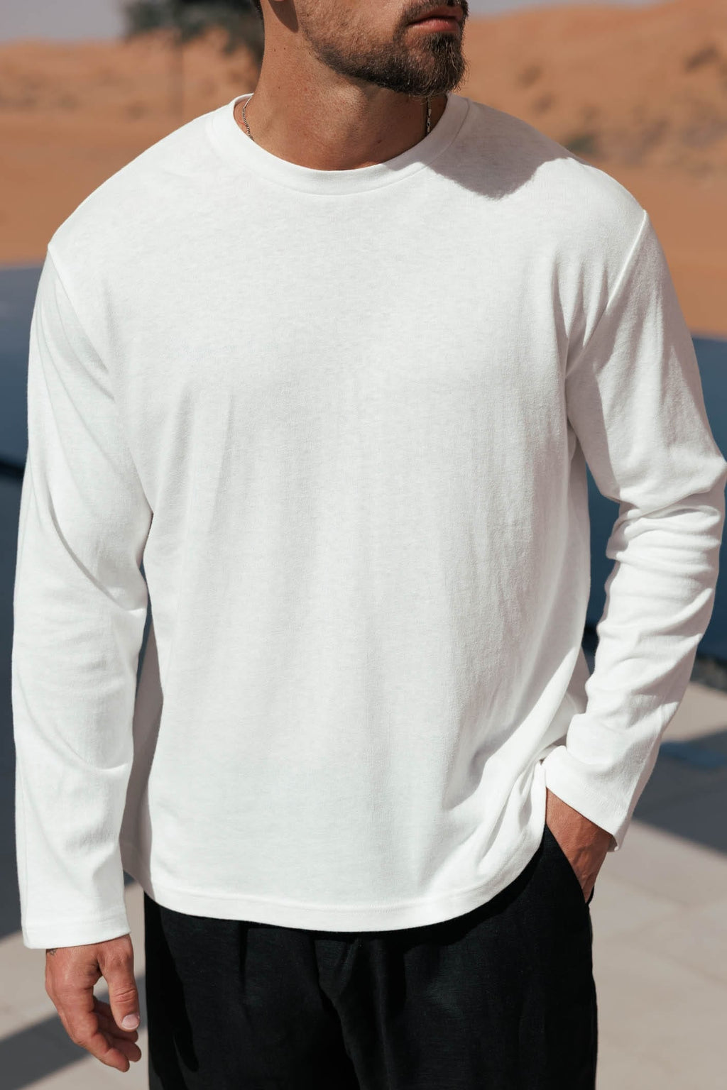 Linen Collection | Women's Long Sleeve Crop Top with Breathable Fabric | Stylish Summer Essential