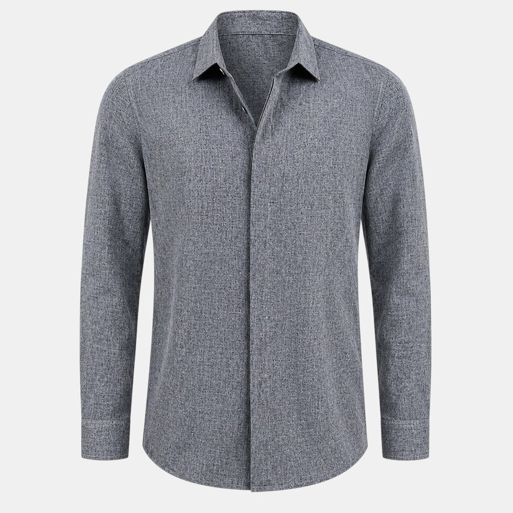 Linen Comfort | Men's Shirt with Breathable Fabric & Relaxed Fit | Effortless Summer Style for Warm Days