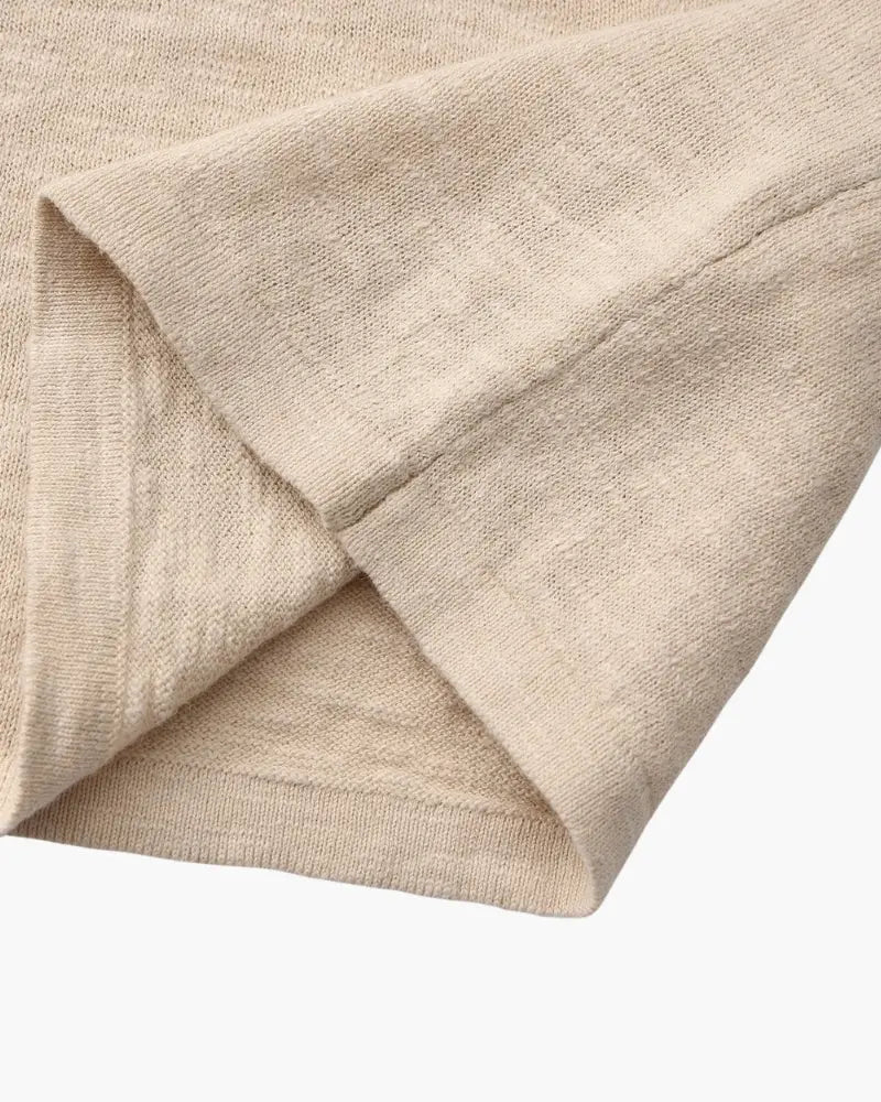 Women's Linen Cotton Essential Crewneck | Fabric Composition: 75% Cotton 7