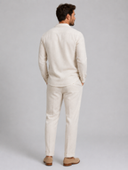 Linen Style Set | Men's Clothing with Breathable Fabric & Relaxed Fit | Effortless Comfort for Everyday Wear