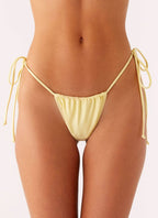 Women's Lissy Collection | Bikini Bottoms with Adjustable Side Ties | Flattering Low-Rise Fit for Beach Days | Low Rise: 1