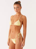 Women's Lissy Collection | Bikini Bottoms with Adjustable Side Ties | Flattering Low-Rise Fit for Beach Days | Low Rise: 3