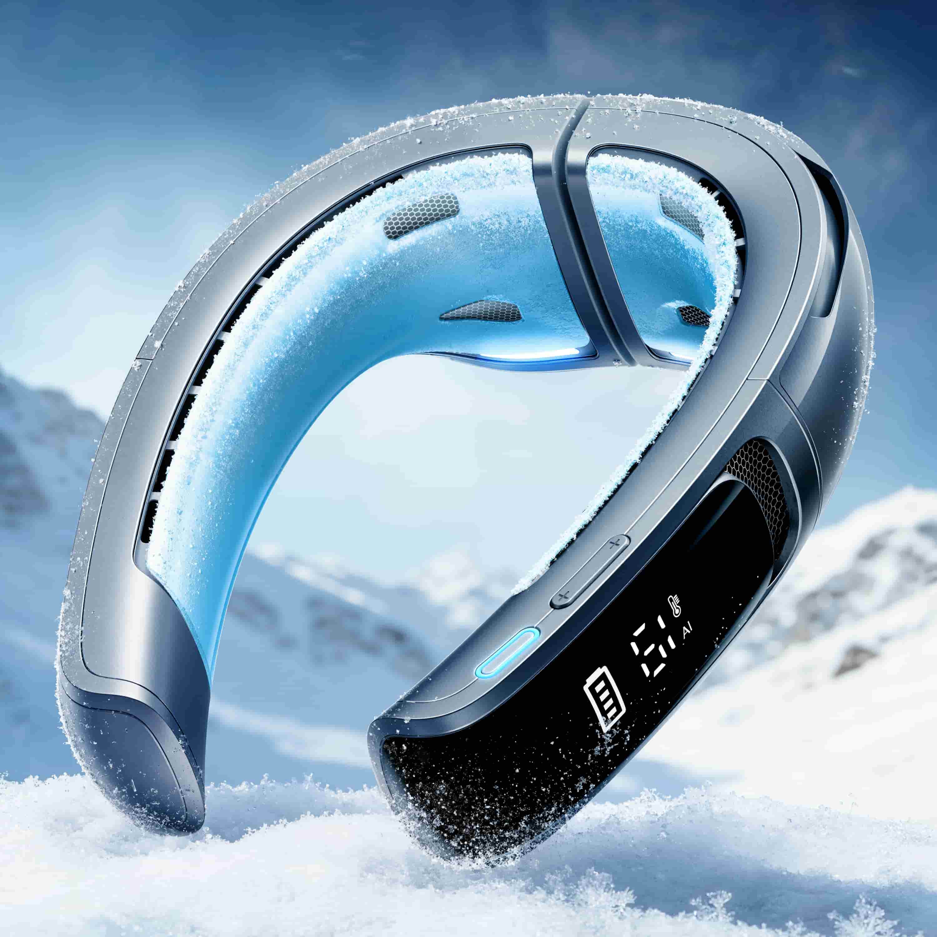 Portable Neck Fan — Hands-Free Personal Cooler