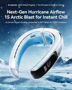 Portable Neck Fan — Hands-Free Personal Cooler