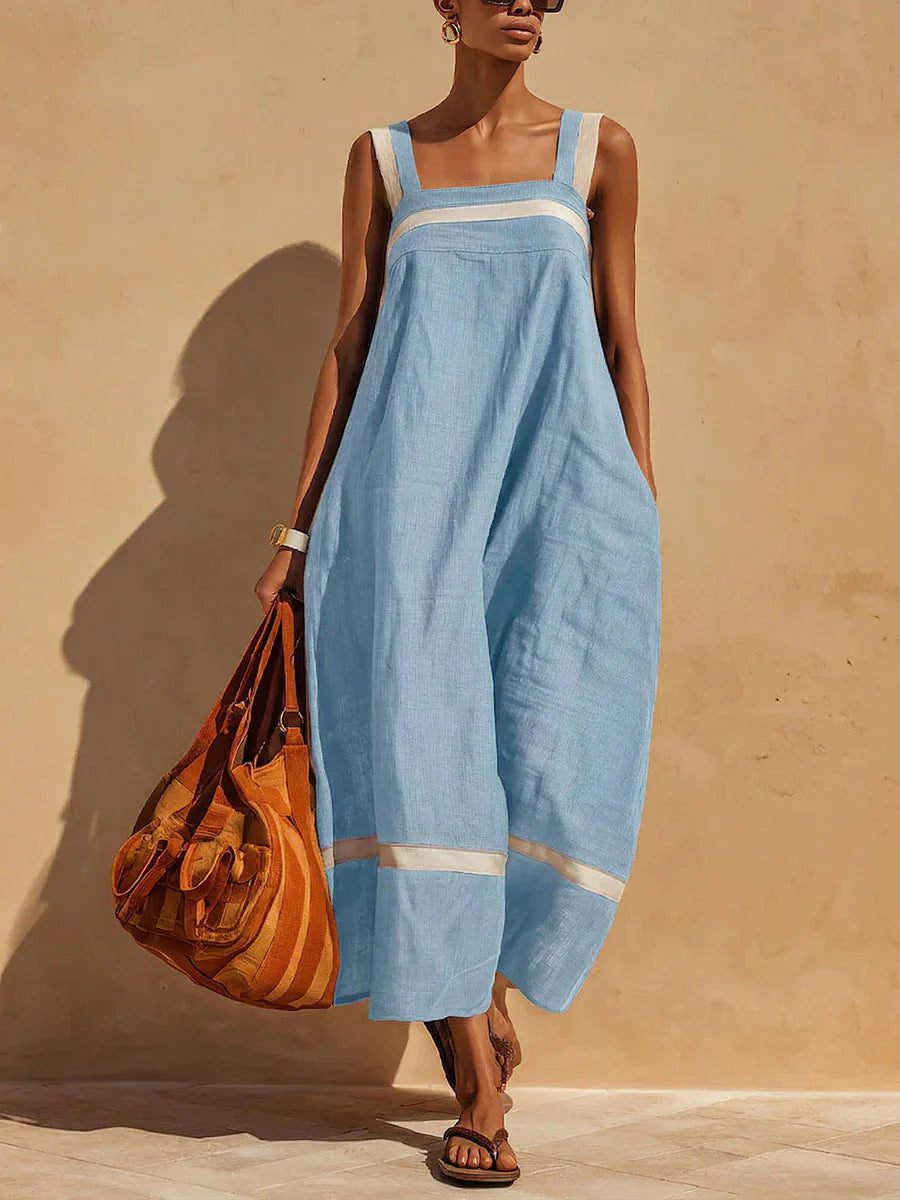 Livia Collection | Women's Summer Dress with Breathable Linen Fabric | Effortless Comfort for Warm Weather Outings