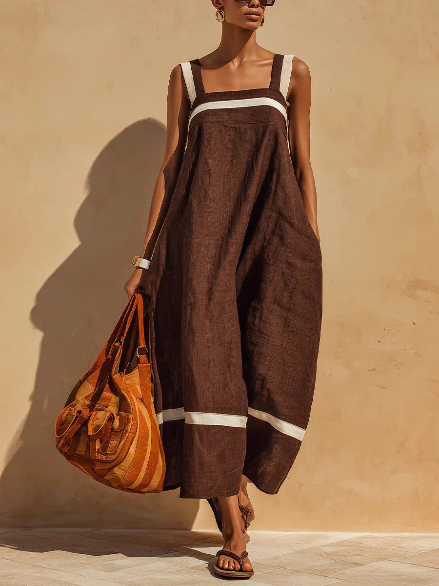 Livia Collection | Women's Summer Dress with Breathable Linen Fabric | Effortless Comfort for Warm Weather Outings