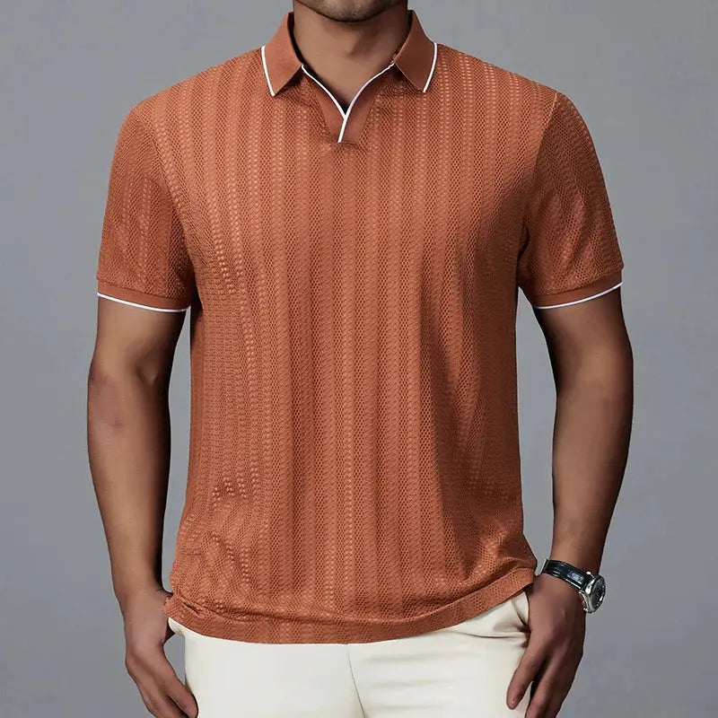 Women's Lorenzo Knitted Polo | Lightweight and breathable knit texture 1