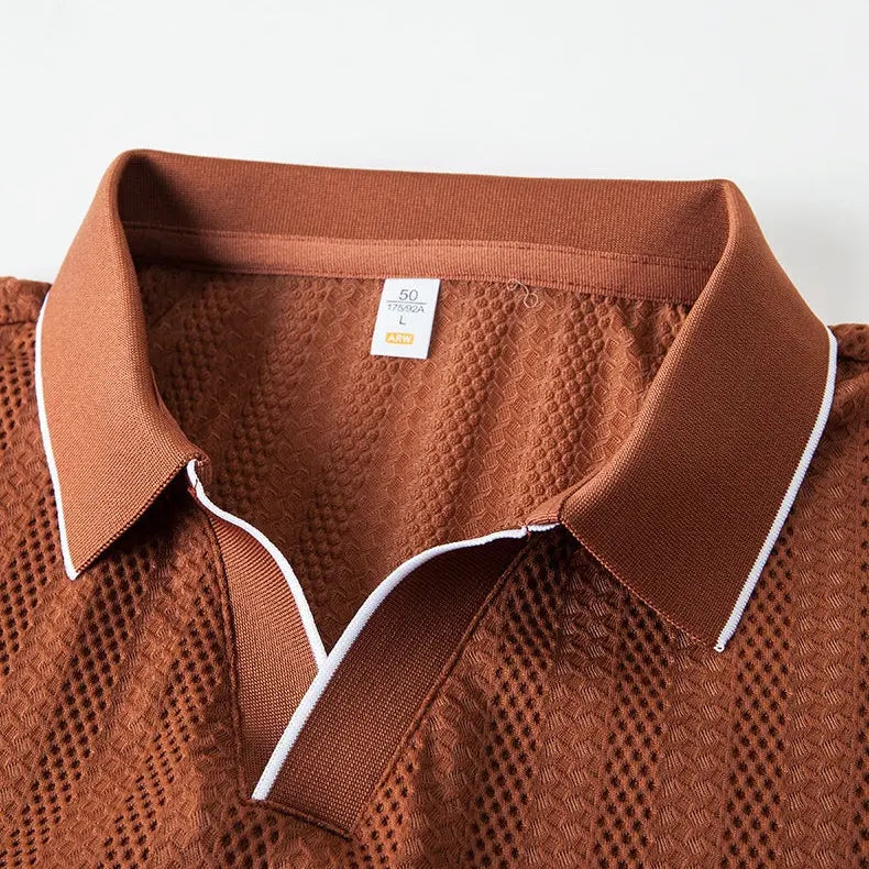 Women's Lorenzo Knitted Polo | Lightweight and breathable knit texture 2