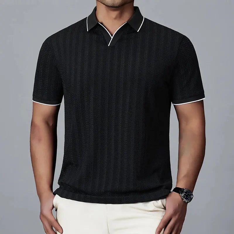 Women's Lorenzo Knitted Polo | Lightweight and breathable knit texture 7