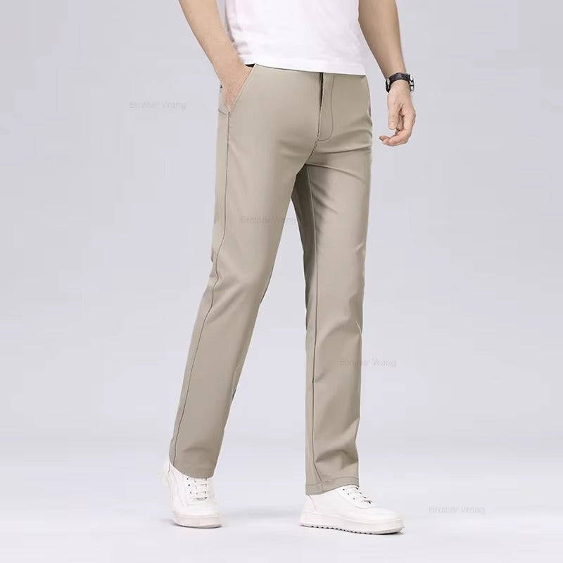 Women's Lorenzo Vitali Clean Cut Casual Chino Pants | Fit: Straight leg 0