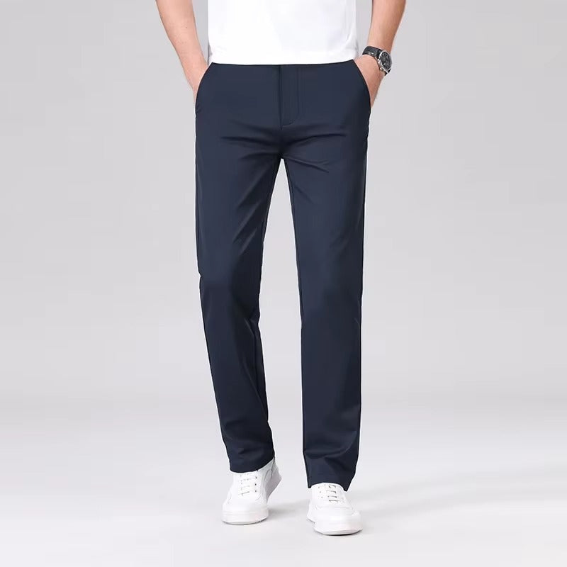 Women's Lorenzo Vitali Clean Cut Casual Chino Pants | Fit: Straight leg 1