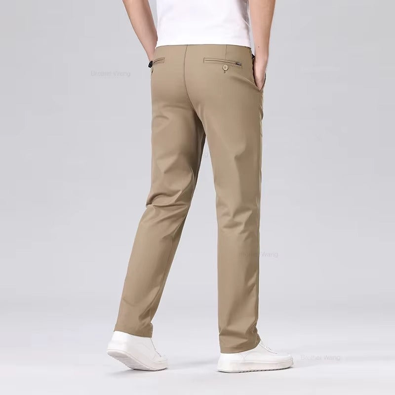 Women's Lorenzo Vitali Clean Cut Casual Chino Pants | Fit: Straight leg 5