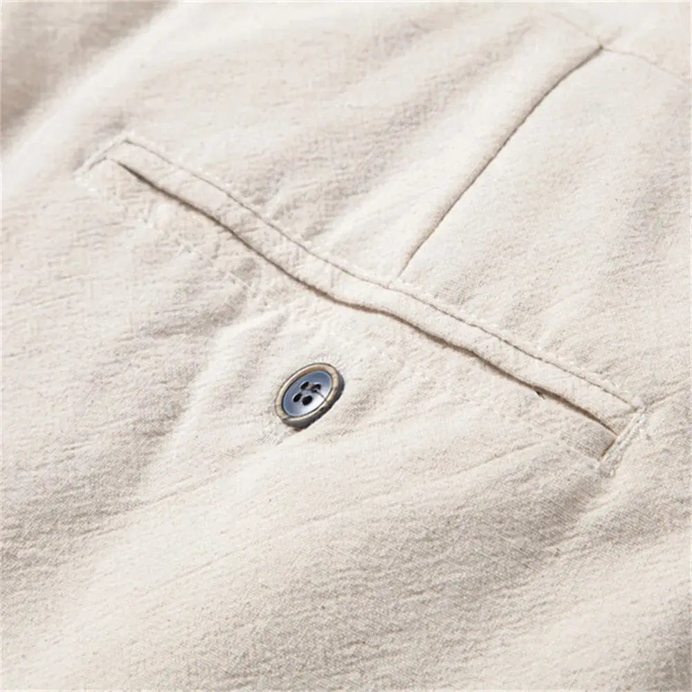 Women's Lorenzo Vitali Coastal Linen Pants | Material: Breathable linen blend 7