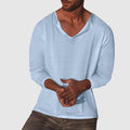 Women's Lorenzo Vitali Essential V-Neck Shirt | Material: Premium cotton-linen blend 0