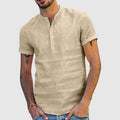 Women's Lorenzo Vitali Linen V-Neck Shirt | Material: Premium cotton-linen blend 0