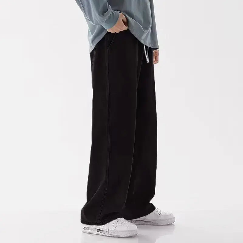 Women's Lorenzo Vitali Loose Wide Leg Jeans | Material: Durable cotton-poly blend 1