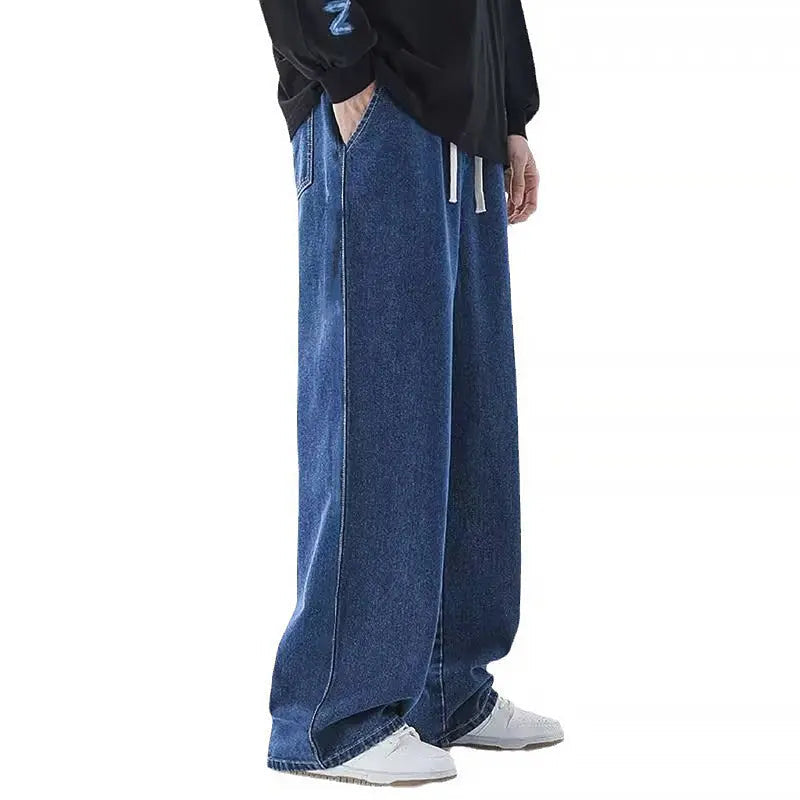Women's Lorenzo Vitali Loose Wide Leg Jeans | Material: Durable cotton-poly blend 2