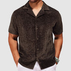Women's Lorenzo Vitali Velvet Retro Shirt | Material: Soft velvet-touch chenille fabric (poly  0