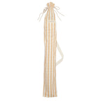 Luxe Beach Parasol | Stylish Butternut Stripe with UPF50 Protection | All-Day Beach Shade for Ultimate Sun Safety