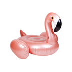 Luxe Ride-On Pool Float | Rose Gold Flamingo with Recessed Seating | Fun and Stylish Floaties for Adults