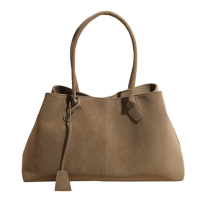 Luxe | Women's Black Tote Bag with Spacious Interior & Ergonomic Handles | Stylish Faux Leather for Everyday Use