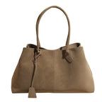 Luxe | Women's Black Tote Bag with Spacious Interior & Ergonomic Handles | Stylish Faux Leather for Everyday Use