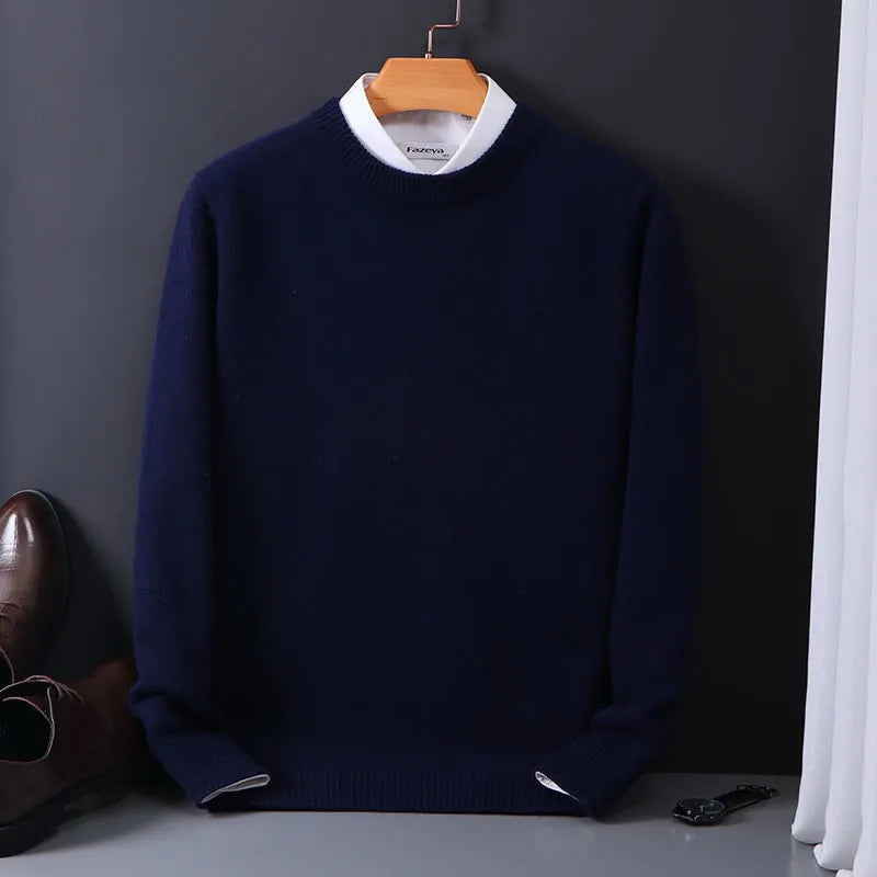 Men's Cashmere Sweater — Classic Knit