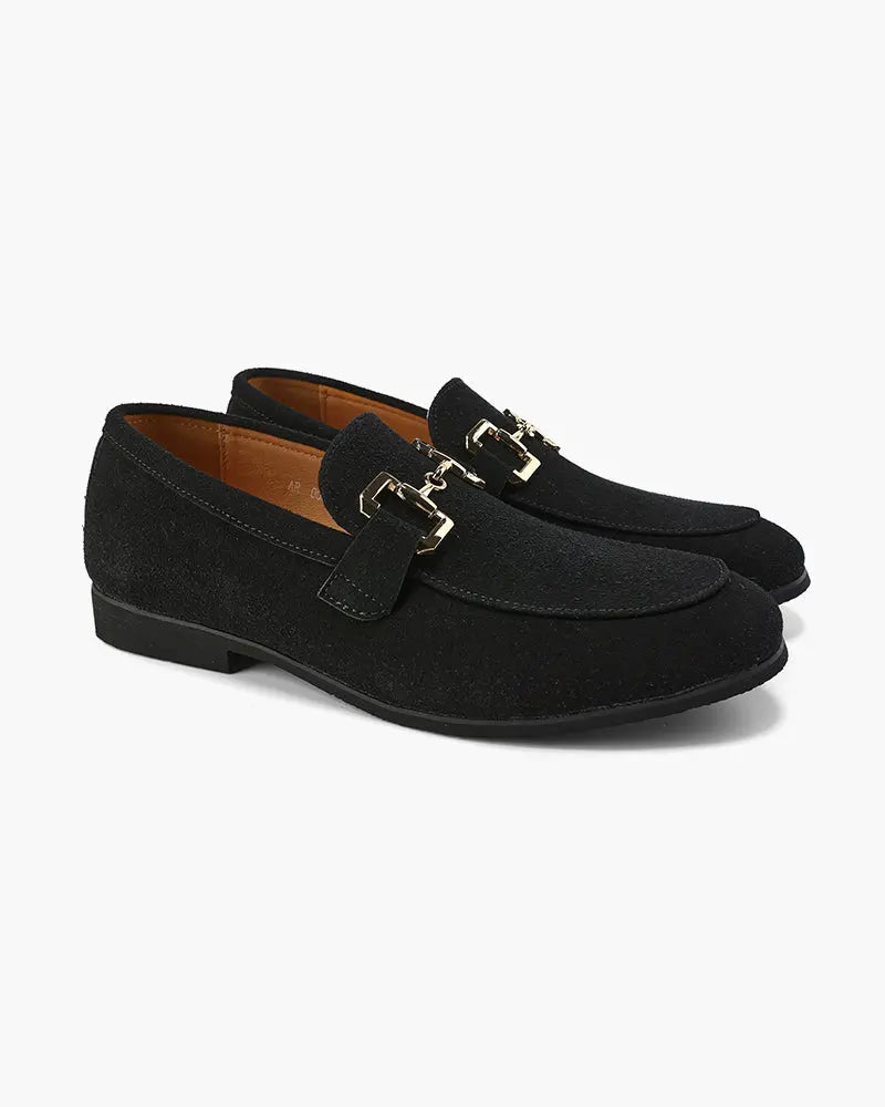 Women's Luxury Suede Loafers | Premium calf suede leather upper. 0