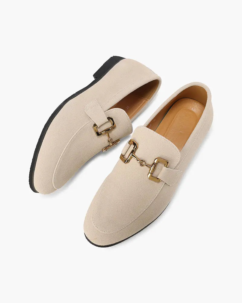 Women's Luxury Suede Loafers | Premium calf suede leather upper. 6