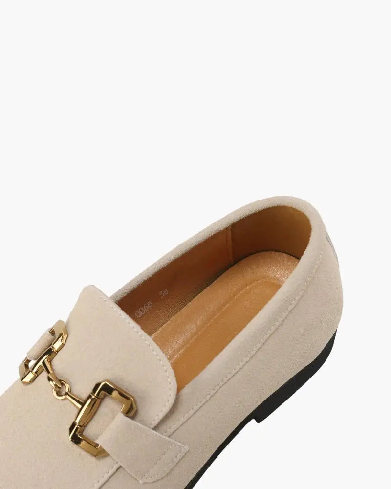 Women's Luxury Suede Loafers | Premium calf suede leather upper. 7