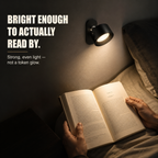 Magnetic Wall Light — 360° Rotatable, Rechargeable Touch Lamp