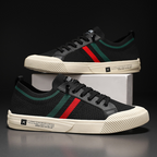 Mesh low-top sneaker pair