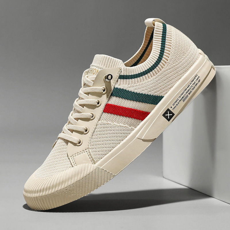 Sandstone mesh low-top sneaker