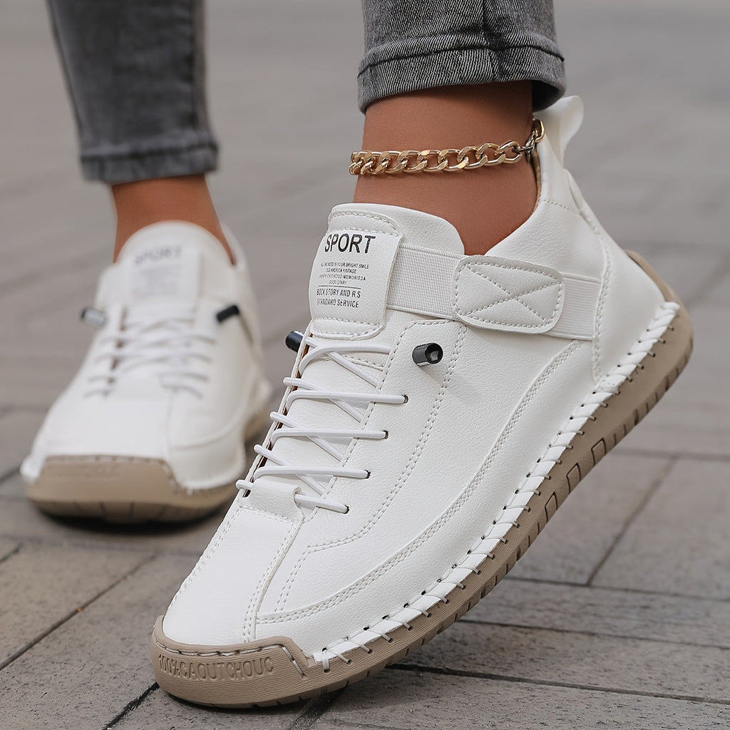 White women's lightweight breathable sneaker
