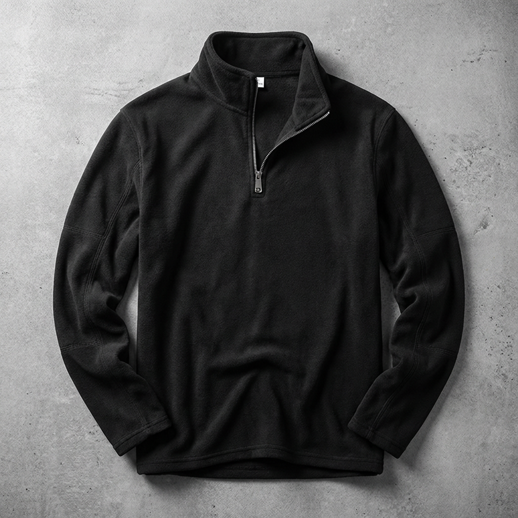 Malaga | Fleece Lined Quarter-Zip Hoodie with Superior Warmth | Relaxed Fit for Everyday Comfort