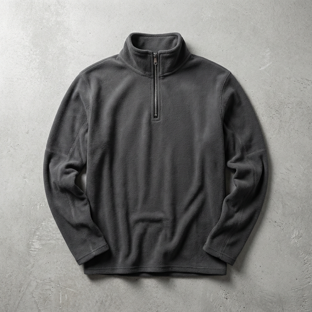 Malaga | Fleece Lined Quarter-Zip Hoodie with Superior Warmth | Relaxed Fit for Everyday Comfort