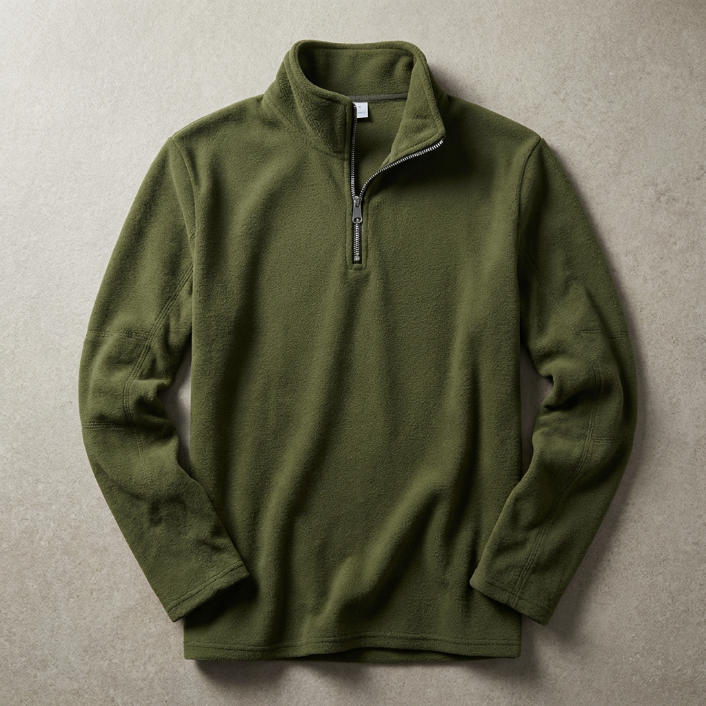 Malaga | Fleece Lined Quarter-Zip Hoodie with Superior Warmth | Relaxed Fit for Everyday Comfort